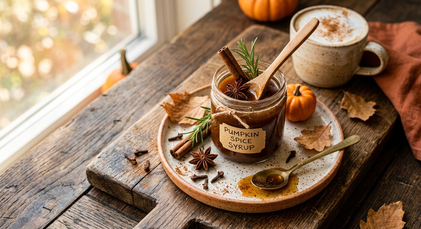 Pumpkin Spice Syrup — AI-generated headline for Instagram