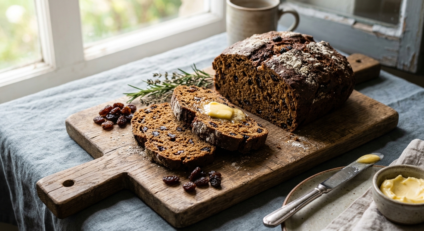Irish Soda Bread Treacle Loaf with Raisins — recipe by RecipeFiler