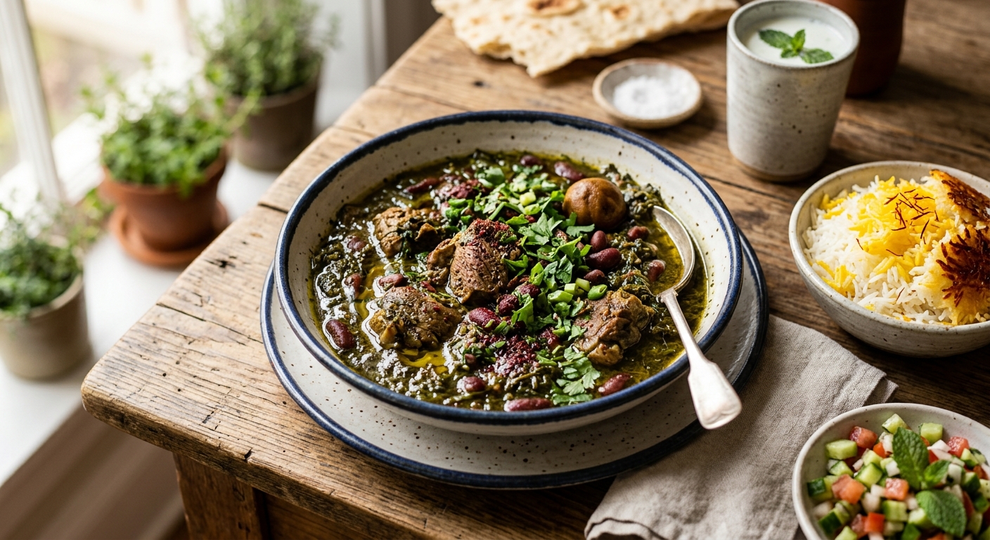 Ghormeh Sabzi — AI-generated headline for RecipeFiler