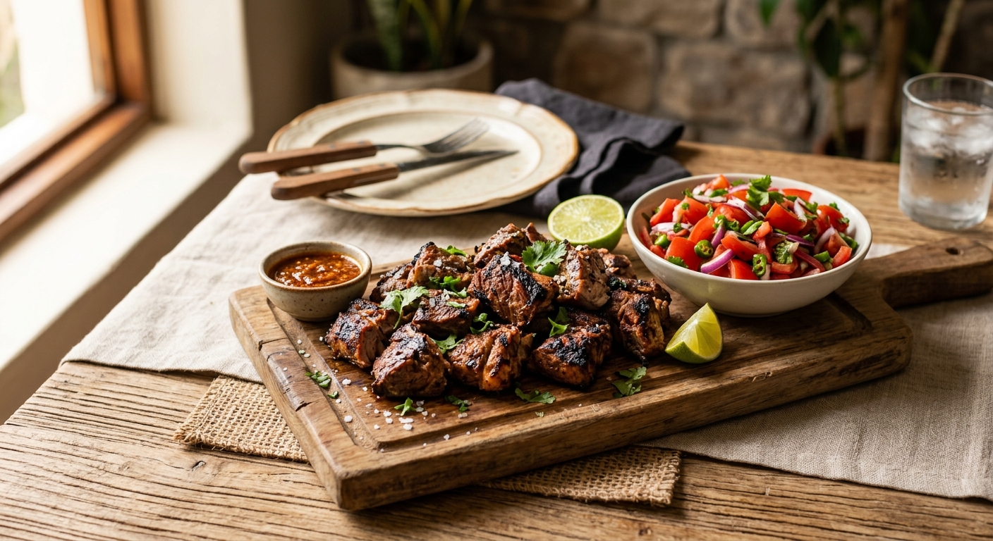 Nyama Choma with Kachumbari — AI-generated headline for RecipeFiler