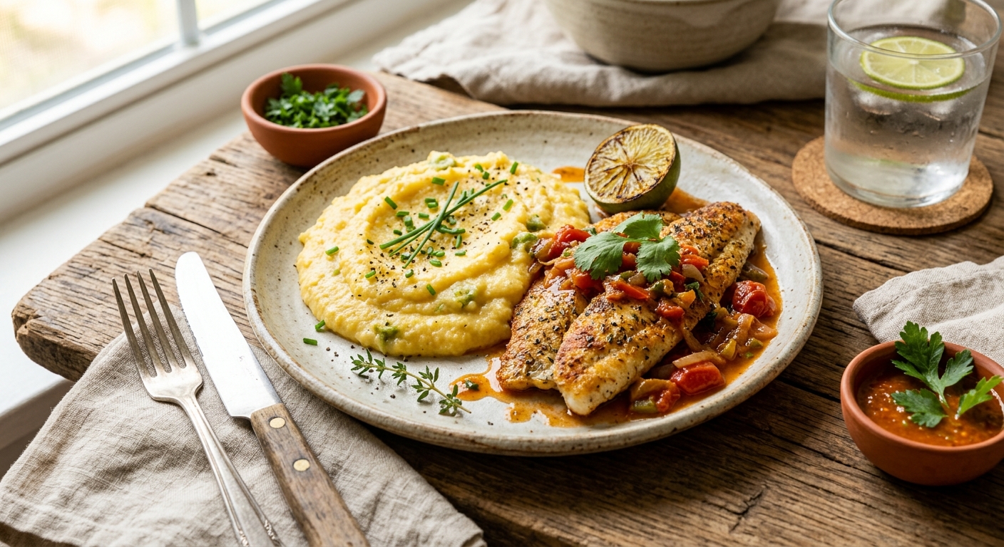 Coo-Coo and Flying Fish — recipe by RecipeFiler