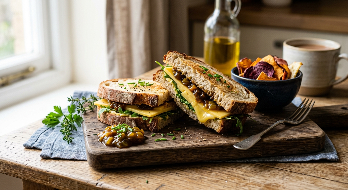Cheese and Pickle Sandwiches — AI-generated headline for RecipeFiler