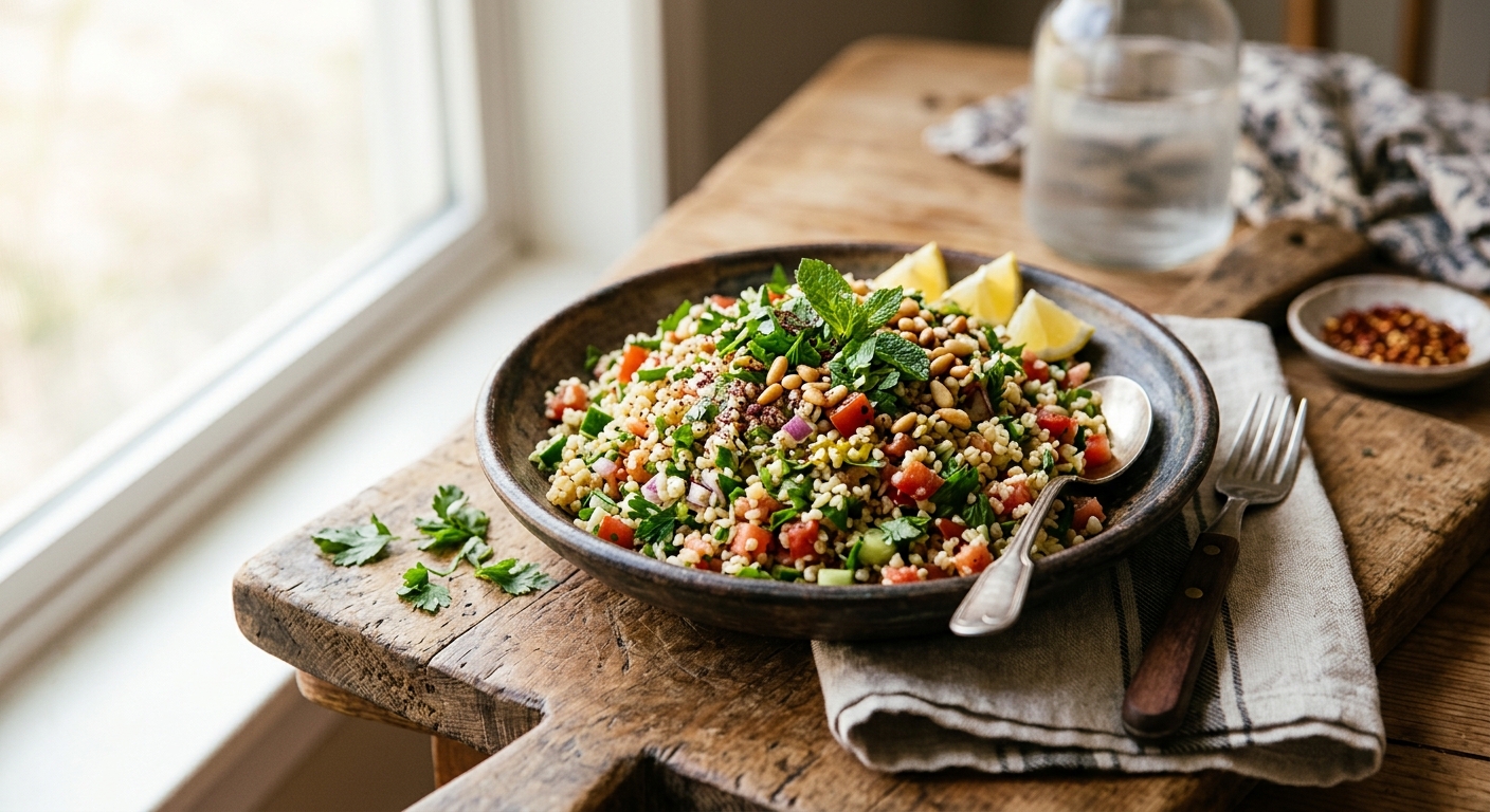 Kıshır — Iraqi Bulgur and Tomato Salad — recipe by RecipeFiler