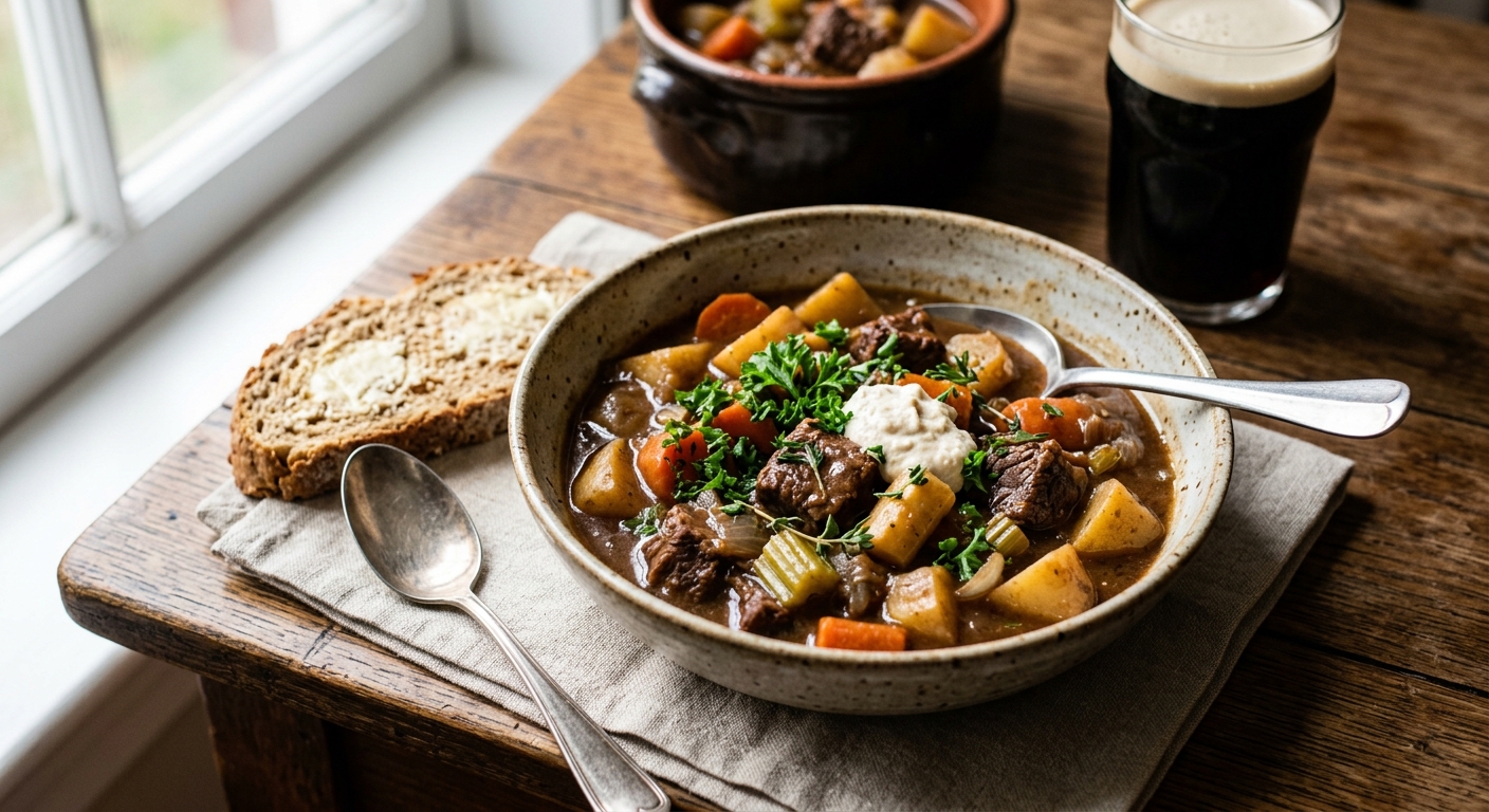 Irish Beef and Stout Stew with Root Vegetables — recipe by RecipeFiler