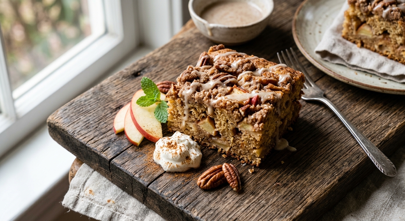 American Apple Cinnamon Snack Cake — recipe by RecipeFiler