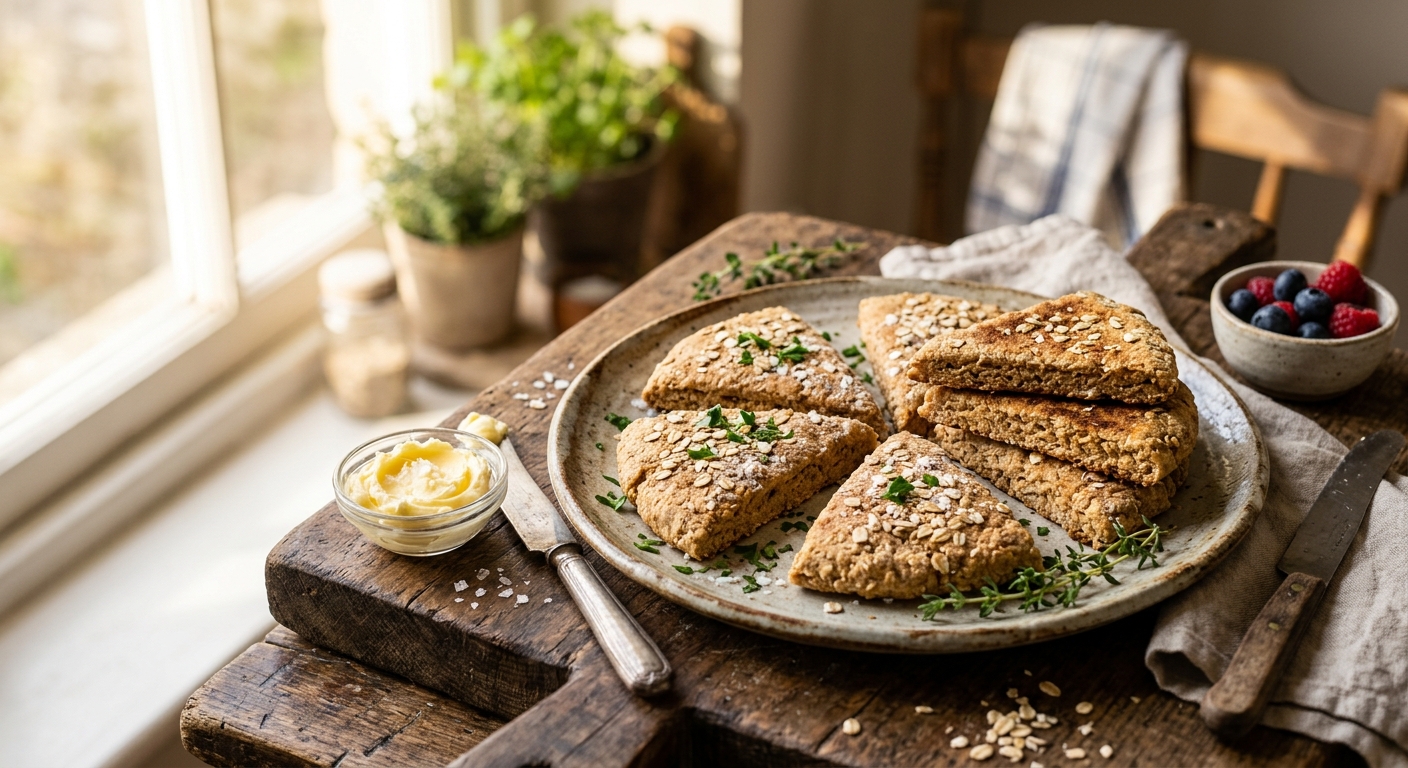 Irish Wholemeal Soda Farls with Oats — recipe by RecipeFiler