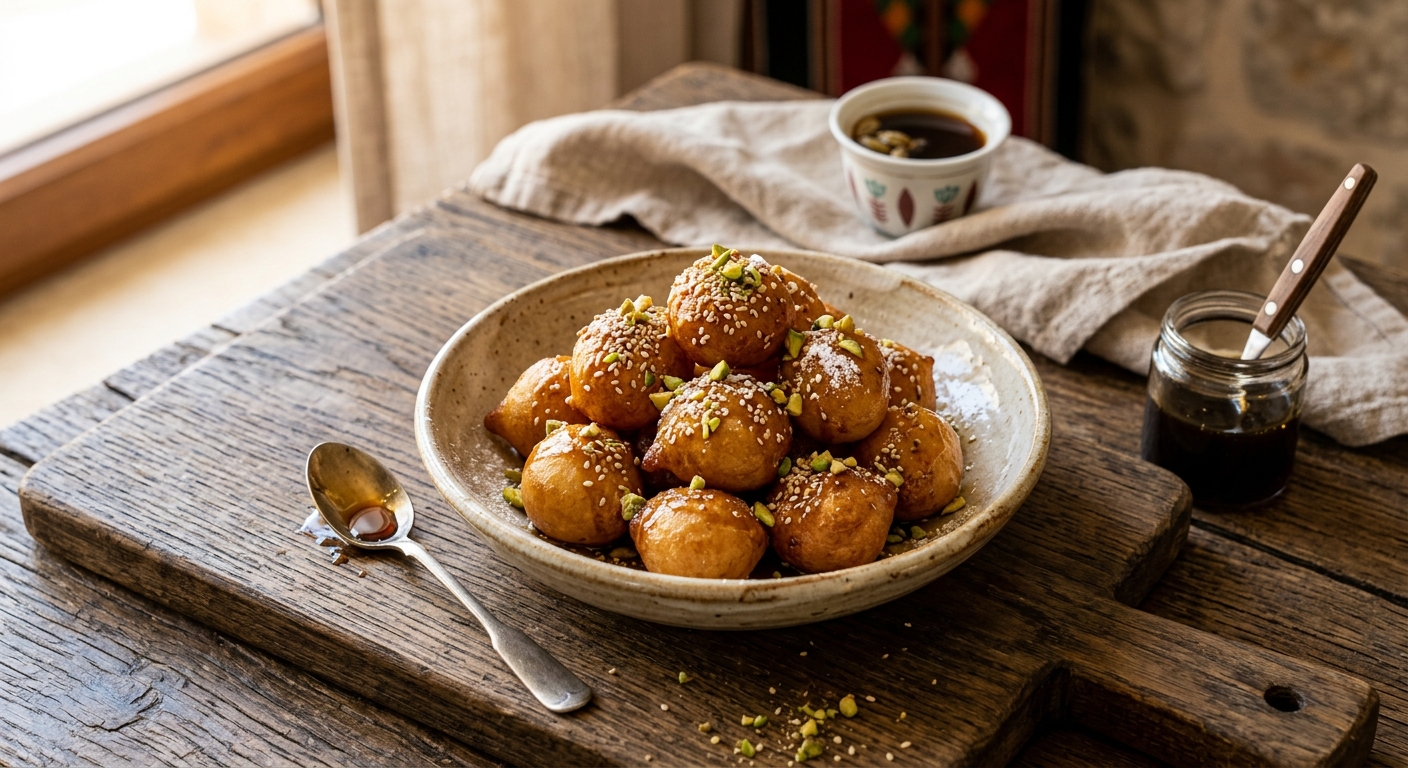 Luqaimat — Emirati Sweet Dumplings — AI-generated headline for RecipeFiler