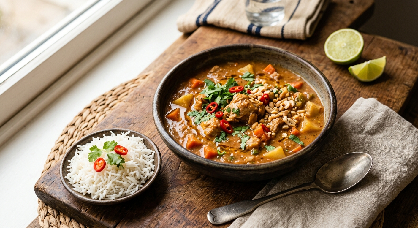 Domoda — Gambian Peanut Stew — recipe by RecipeFiler