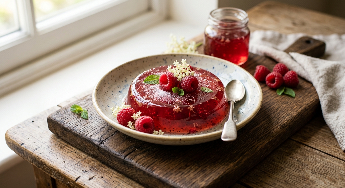 Irish Raspberry and Elderflower Jelly — recipe by RecipeFiler
