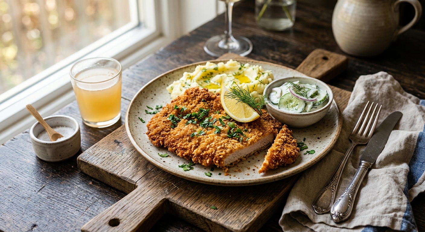 Kotlet Schabowy — Polish Breaded Pork Cutlets — AI-generated headline for RecipeFiler