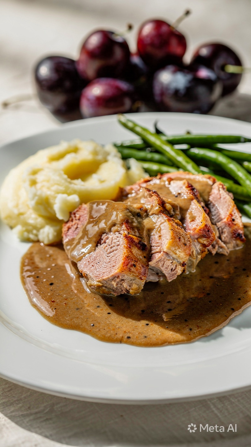 Pork In Damson Gin — recipe by Mandy 
