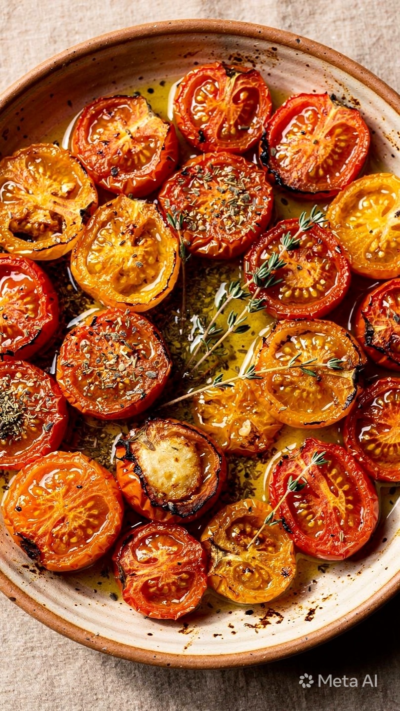 Slow-Roasted Provençal Tomatoes — recipe by juliette