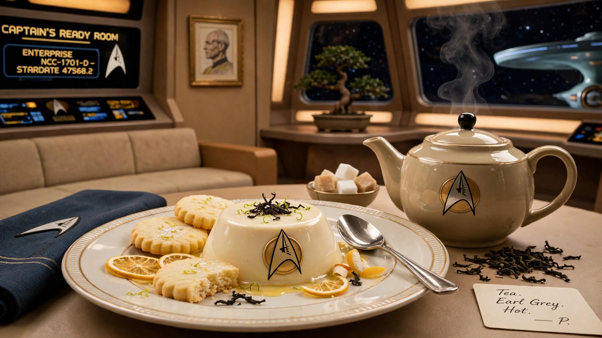 CAPTAIN PICARD'S "MAKE IT SO" EARL GREY PANNA COTTA — recipe by katplaystennis
