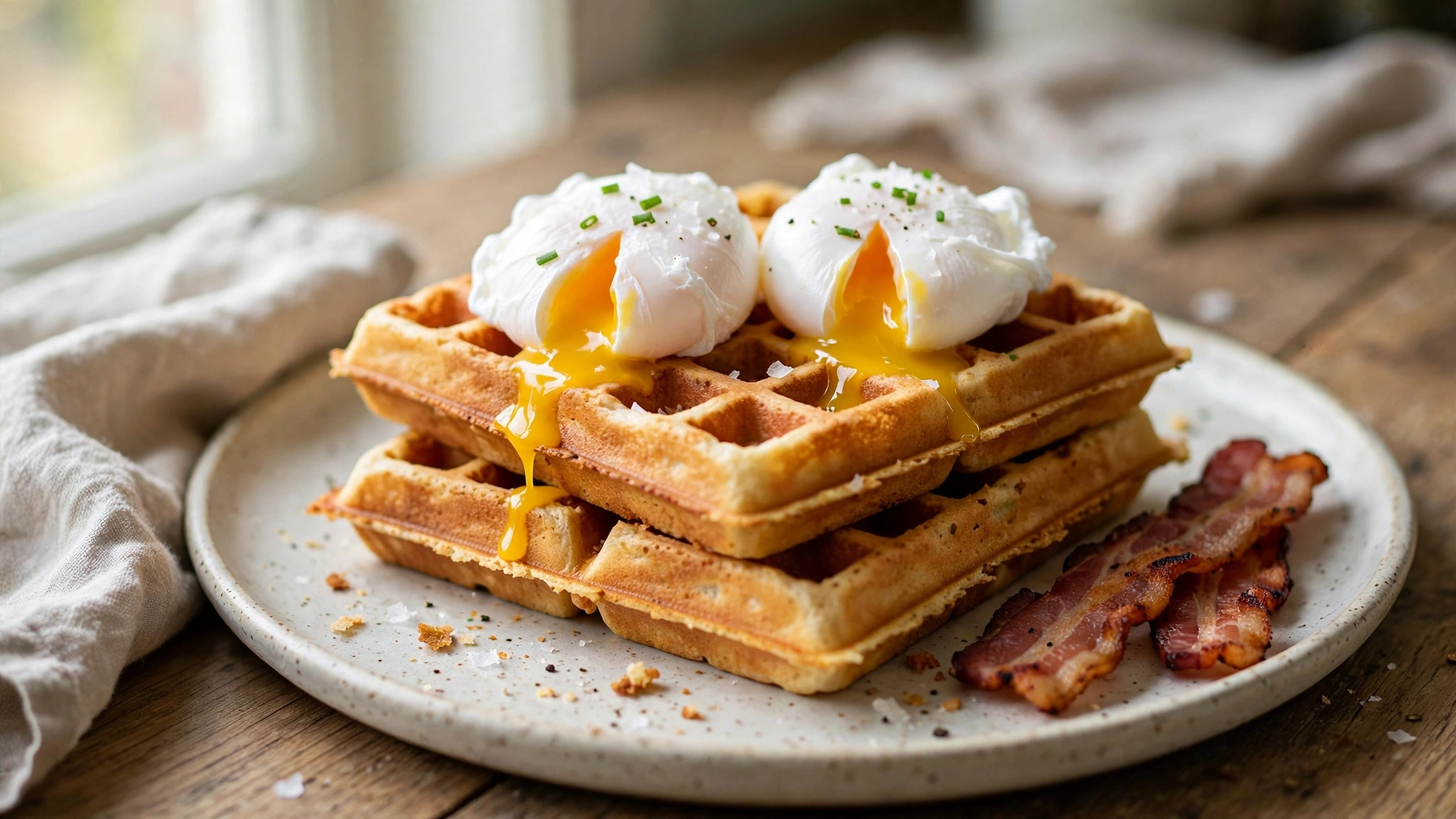 Breakfast Waffles — recipe by katplaystennis