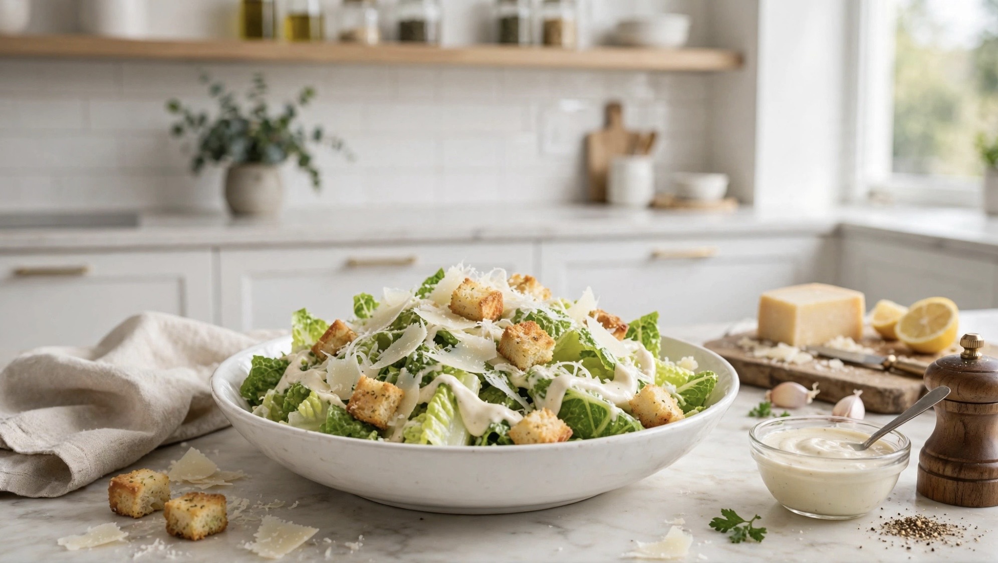 Classic Caesar Salad — recipe by katplaystennis