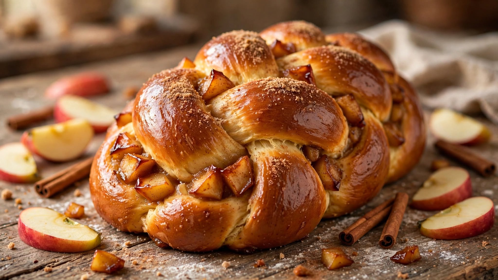 Apple & Cinnamon Challah — recipe by katplaystennis
