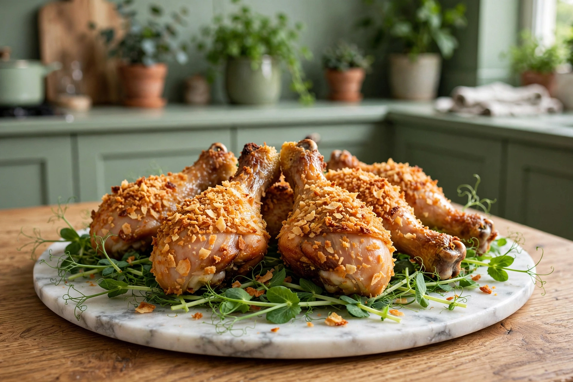 Drumsticks - Crispy Chicken — recipe by LM