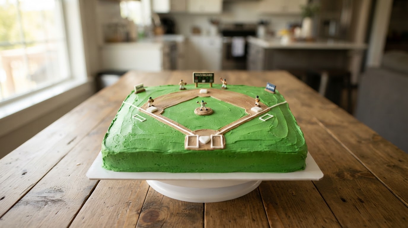 Baseball Field Cake — recipe by J_C