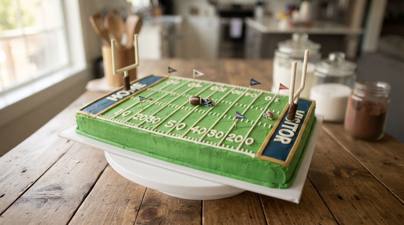 American Football Field Cake — recipe by J_C