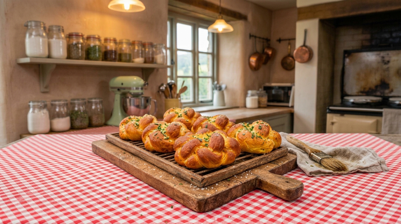 Garlic and Herb Bread Knots — recipe by J_C