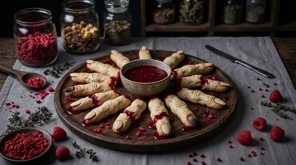 Kid-Friendly "Bloody Broken Fingers" Biscuits — recipe by J_C