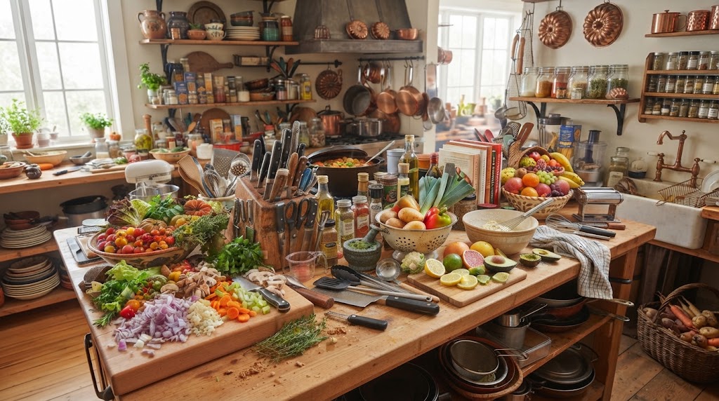 Kitchen Help — a warm British kitchen scene
