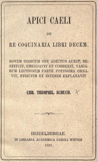 De Re Coquinaria — cover scan from archive.org