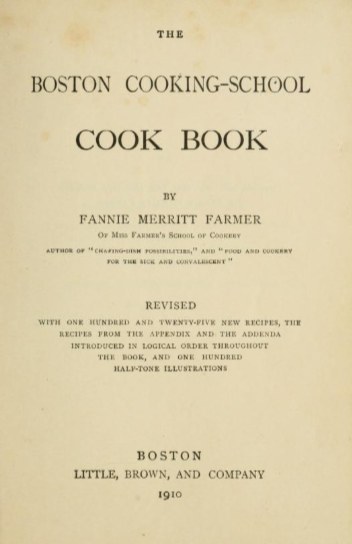 Boston Cooking-School Cook Book — cover scan from archive.org