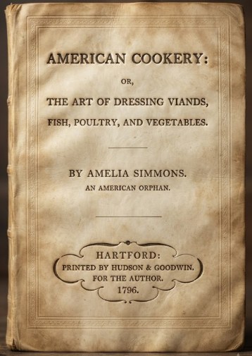 American Cookery — cover scan from archive.org